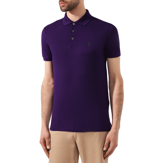 фото Хлопковое поло polo ralph lauren