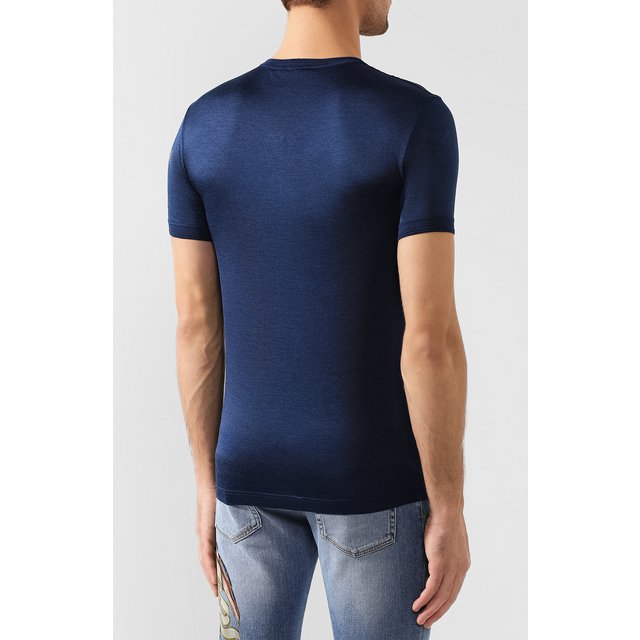 фото Шелковая футболка dolce & gabbana