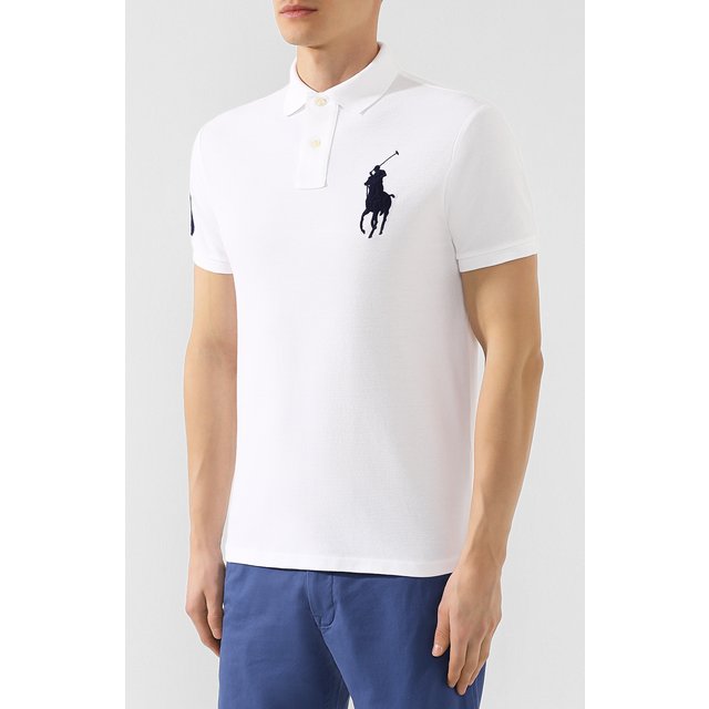 фото Хлопковое поло polo ralph lauren