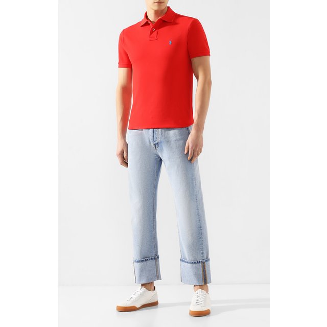 фото Хлопковое поло polo ralph lauren