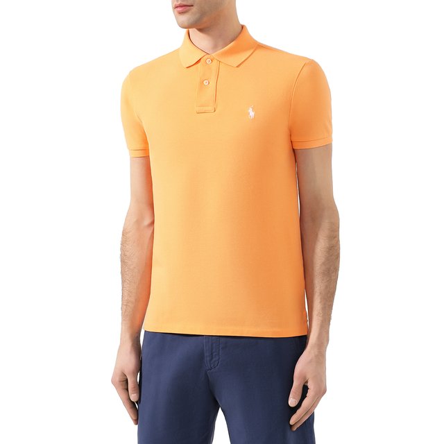 фото Хлопковое поло polo ralph lauren