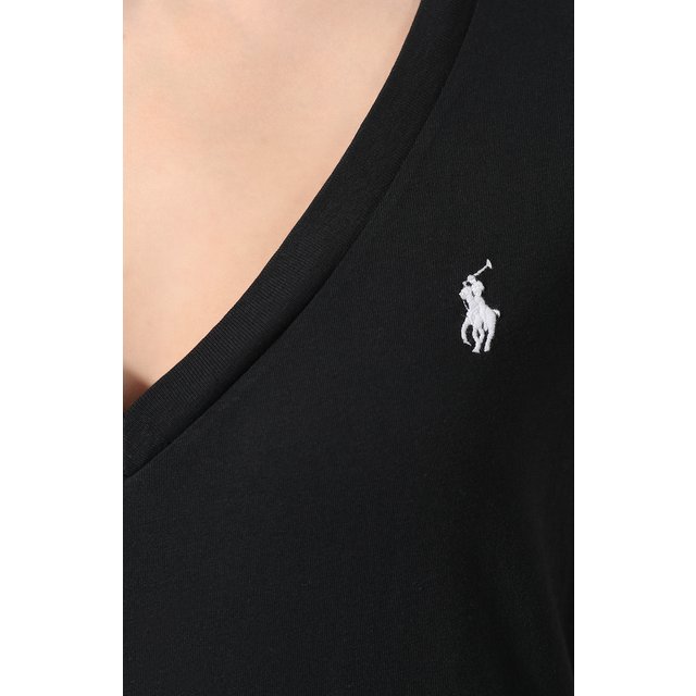 фото Хлопковая футболка polo ralph lauren