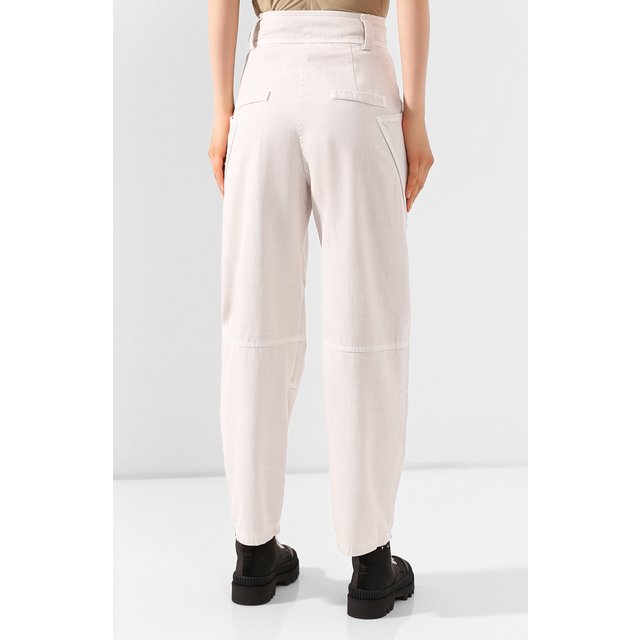 фото Хлопковые брюки low classic