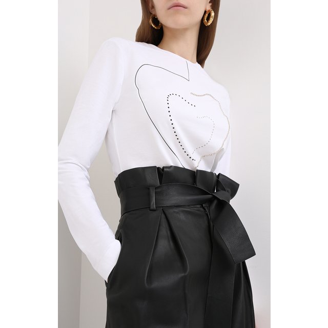 фото Хлопковый лонгслив escada sport