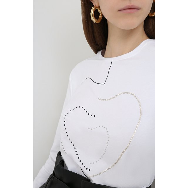 фото Хлопковый лонгслив escada sport