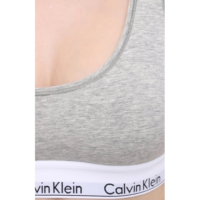 фото Бюстгальтер с логотипом бренда calvin klein