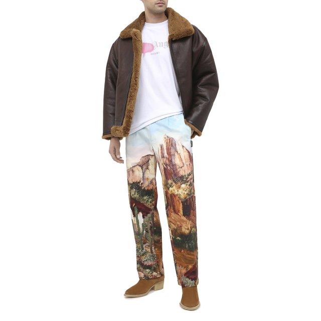 фото Хлопковые брюки palm angels