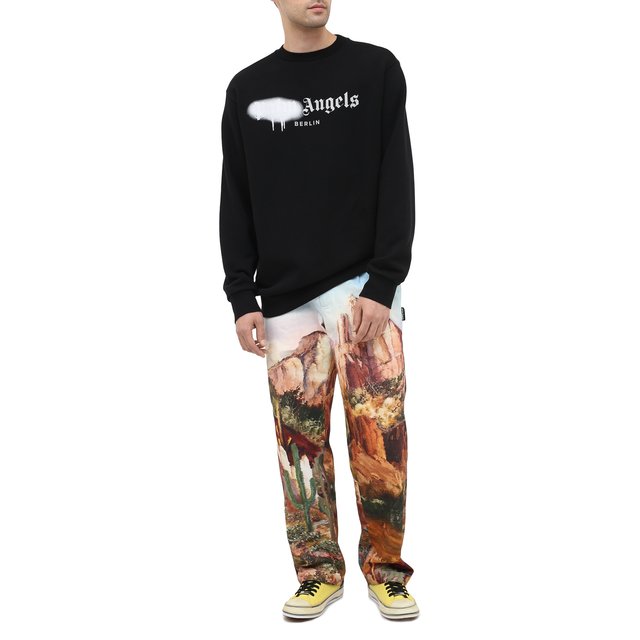 фото Хлопковые брюки palm angels