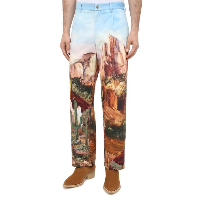 фото Хлопковые брюки palm angels