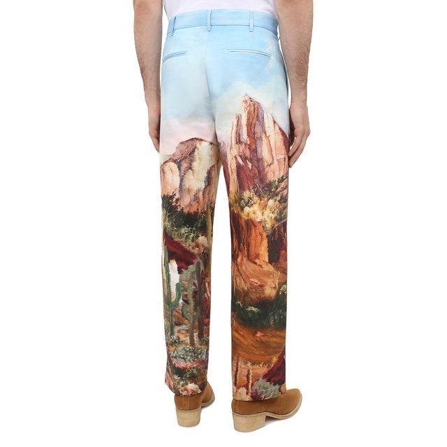 фото Хлопковые брюки palm angels