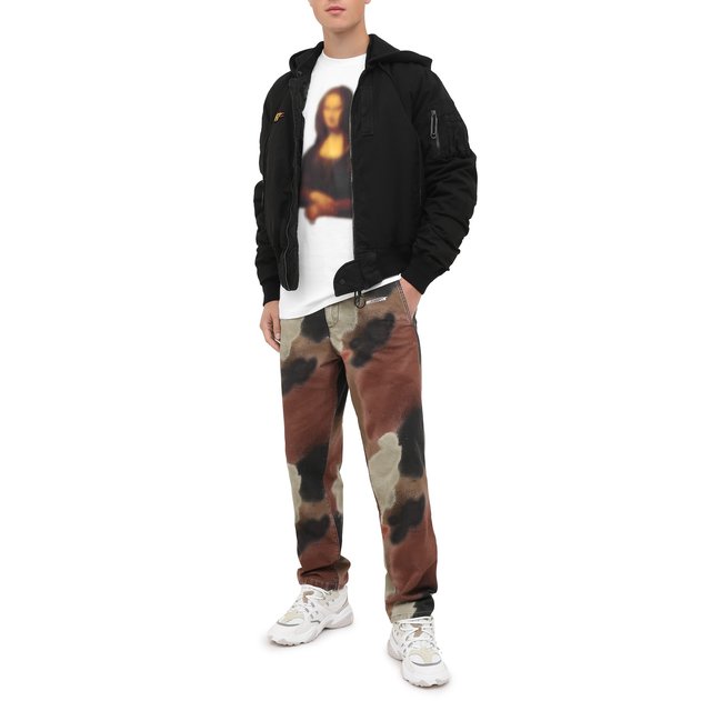 фото Хлопковая футболка off-white