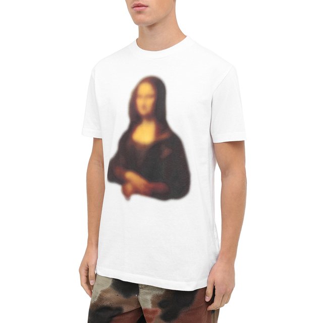 фото Хлопковая футболка off-white