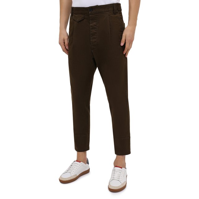 фото Хлопковые брюки dsquared2