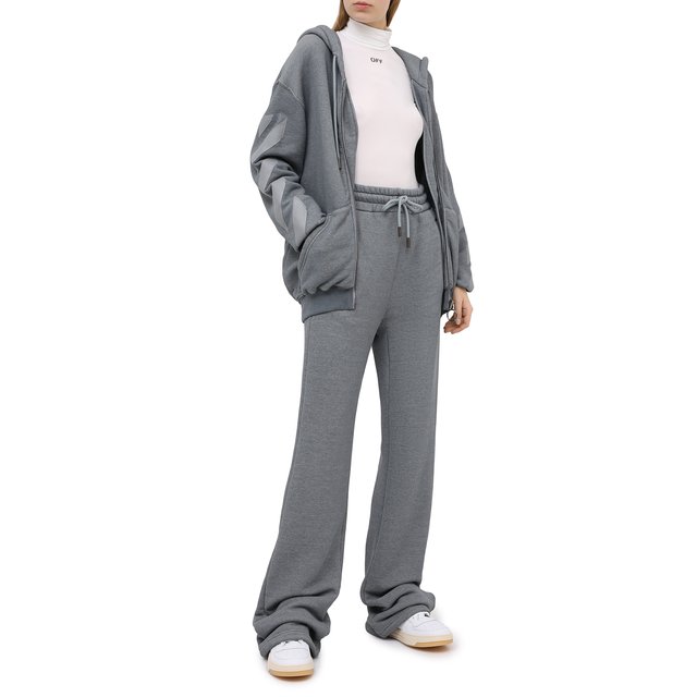 фото Хлопковые брюки off-white