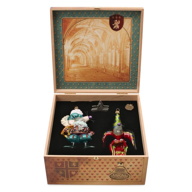 фото Набор елочных игрушек король и шут atlas art