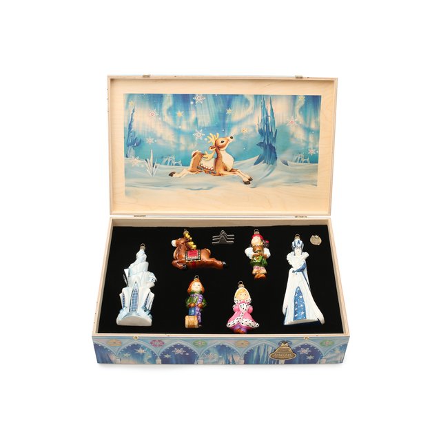 фото Набор елочных игрушек снежная королева atlas art