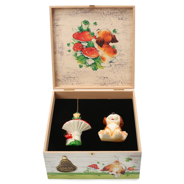 фото Набор елочных игрушек необычное знакомство atlas art