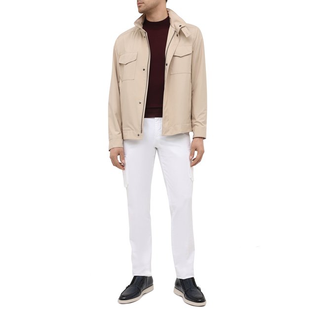 фото Ботинки из кожи аллигатора santoni precious