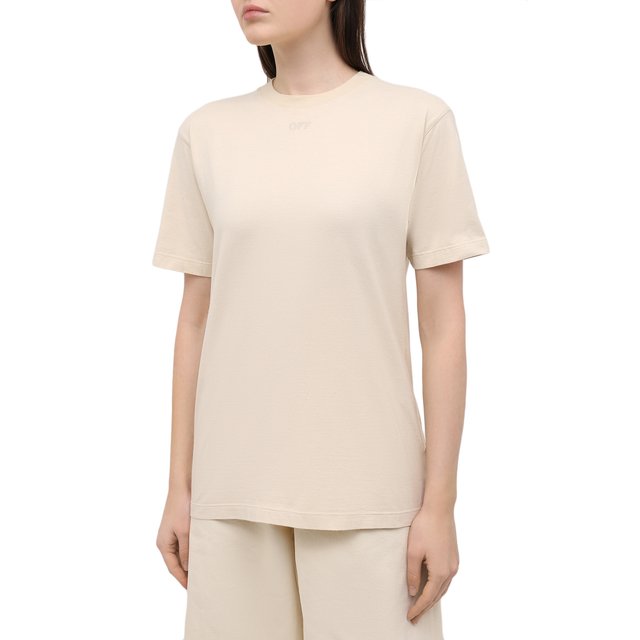 фото Хлопковая футболка off-white