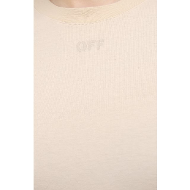 фото Хлопковая футболка off-white