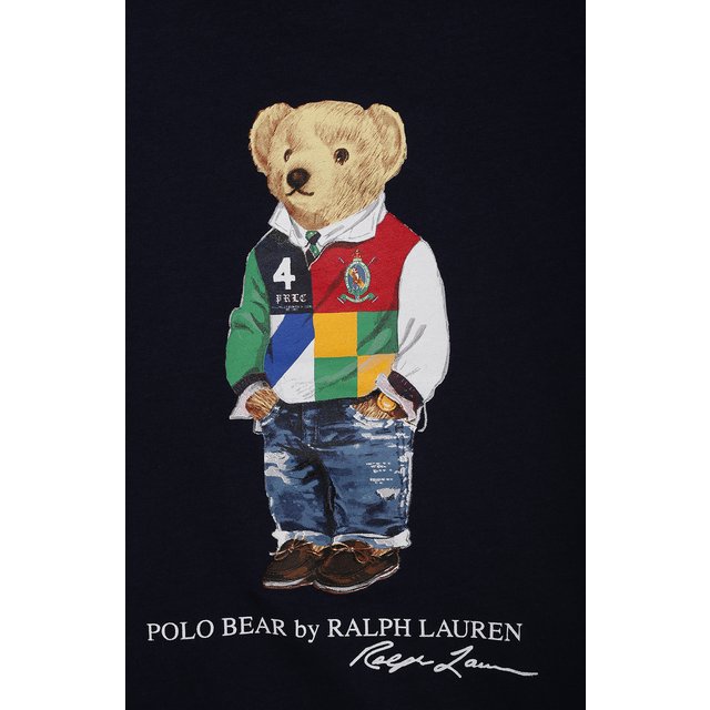 фото Хлопковая футболка polo ralph lauren