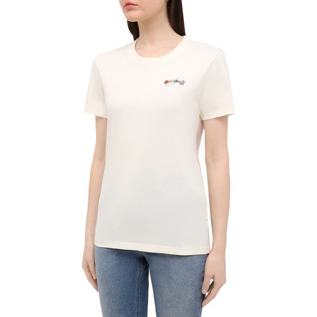 фото Хлопковая футболка off-white