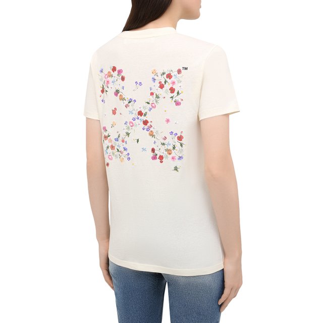 фото Хлопковая футболка off-white