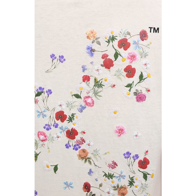 фото Хлопковая футболка off-white