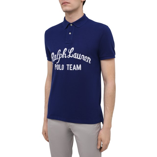 фото Хлопковое поло polo ralph lauren