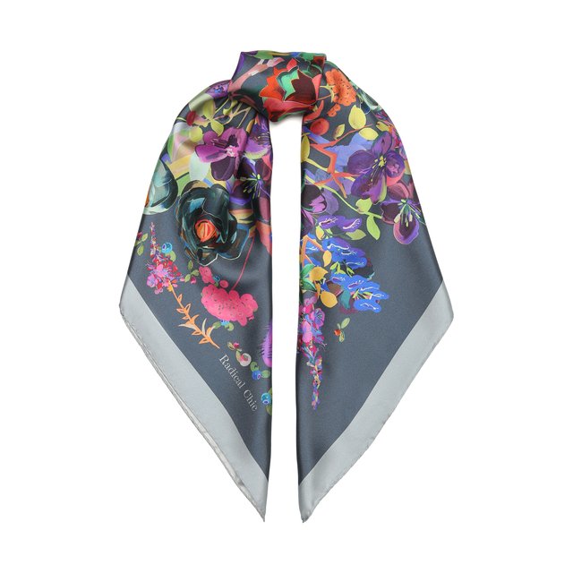 фото Шелковый платок taiga flowers radical chic