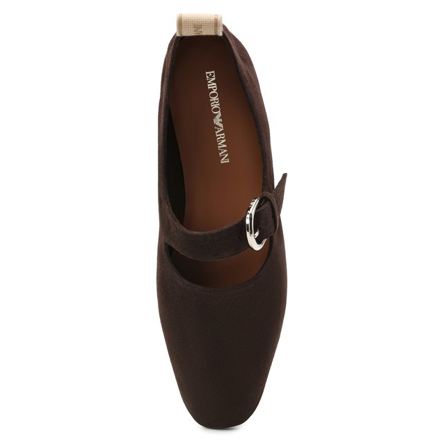 фото Замшевые балетки emporio armani