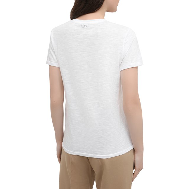 фото Хлопковая футболка boss