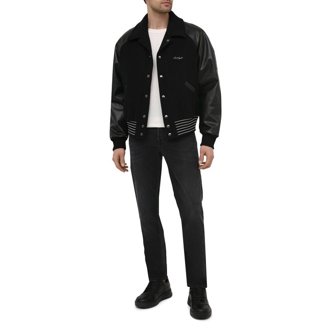 фото Комбинированный бомбер acne studios