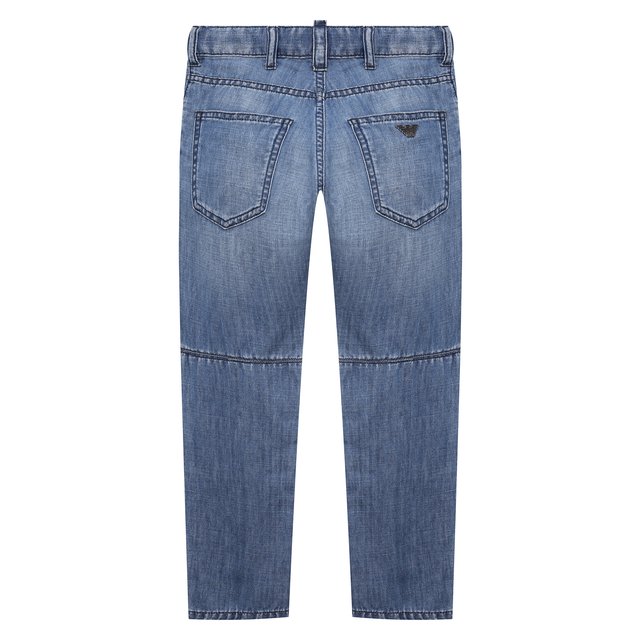 фото Джинсы из хлопка и льна emporio armani