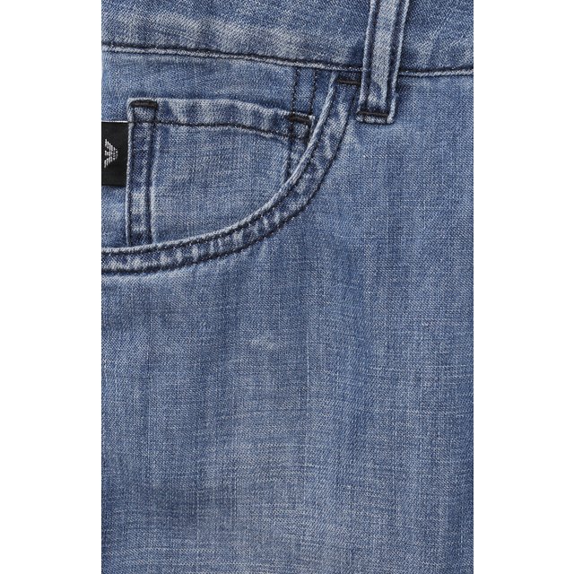 фото Джинсы из хлопка и льна emporio armani