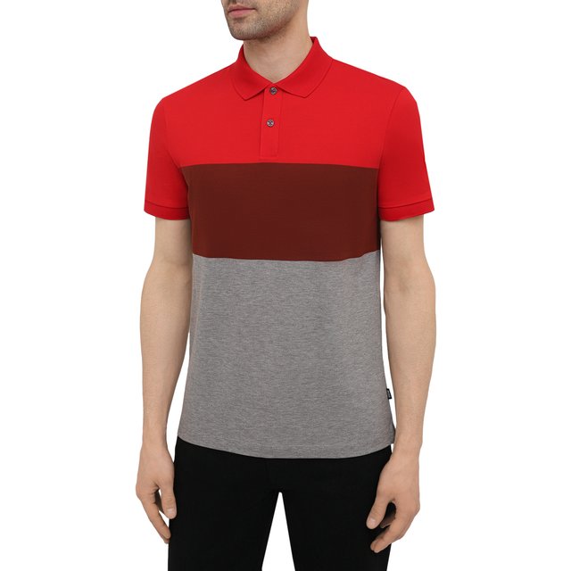 фото Хлопковое поло boss