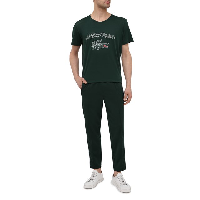 фото Хлопковая футболка lacoste x ricky regal lacoste