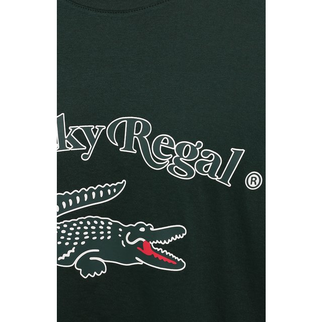 фото Хлопковая футболка lacoste x ricky regal lacoste