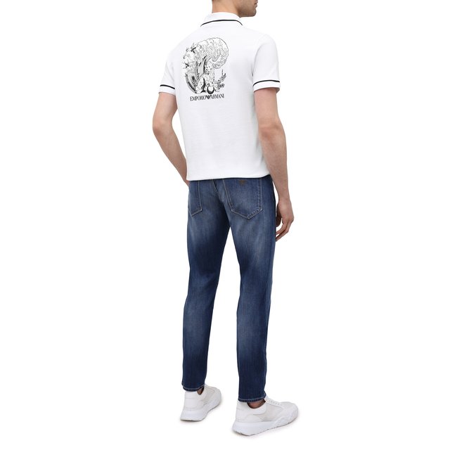 фото Хлопковое поло emporio armani