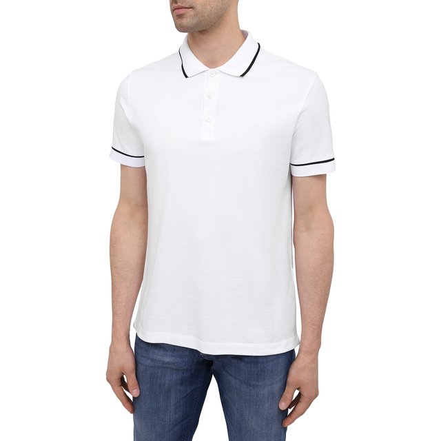 фото Хлопковое поло emporio armani