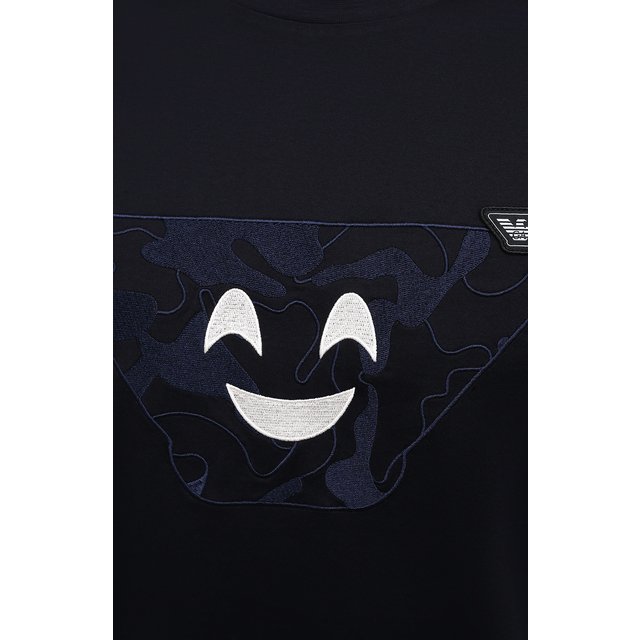 фото Хлопковая футболка emporio armani