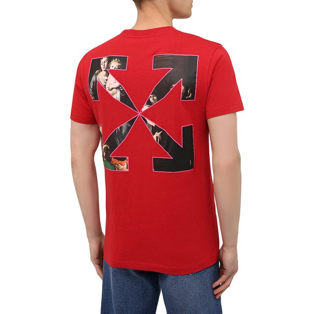 фото Хлопковая футболка off-white