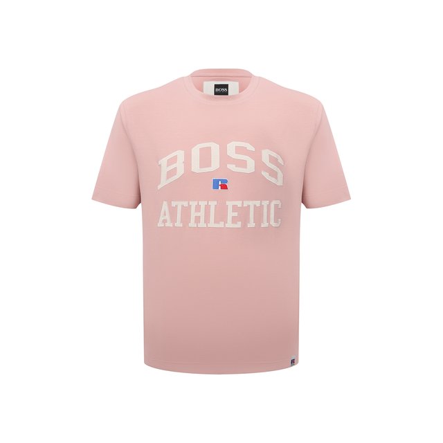 фото Хлопковая футболка boss x russell athletic boss