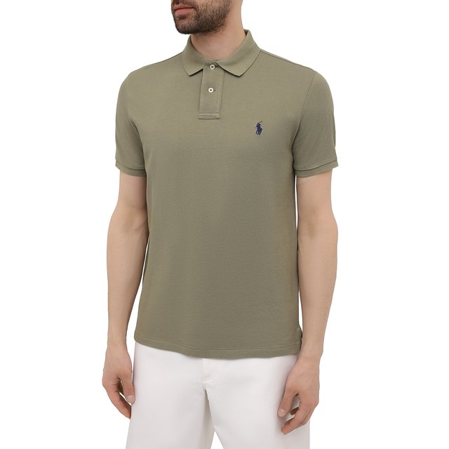 фото Хлопковое поло polo ralph lauren