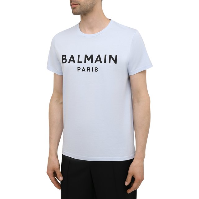 фото Хлопковая футболка balmain