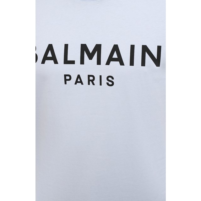 фото Хлопковая футболка balmain