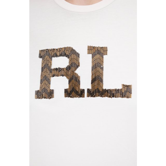 фото Хлопковая футболка polo ralph lauren