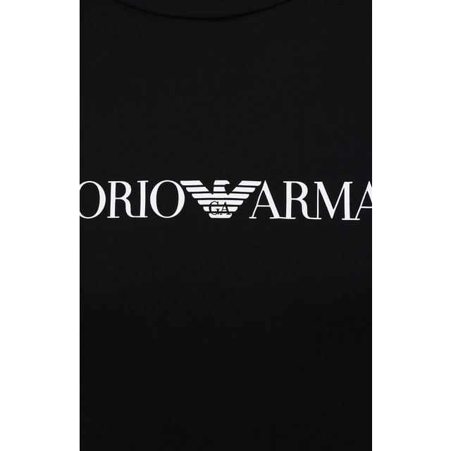 фото Хлопковая футболка emporio armani