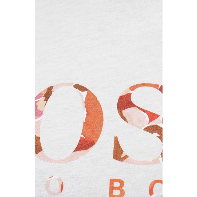 фото Хлопковая футболка boss