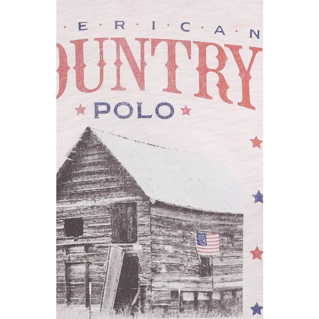 фото Хлопковая футболка polo ralph lauren